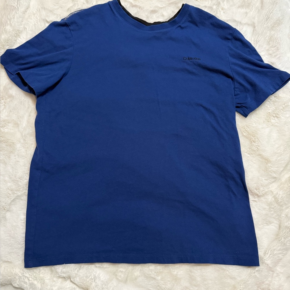 Calvin Klein Men's Navy Short Sleeve Tee